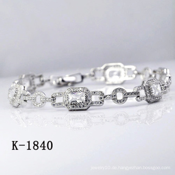 Sterling Silber Micro Pave CZ Armband (K-1840 JPG)